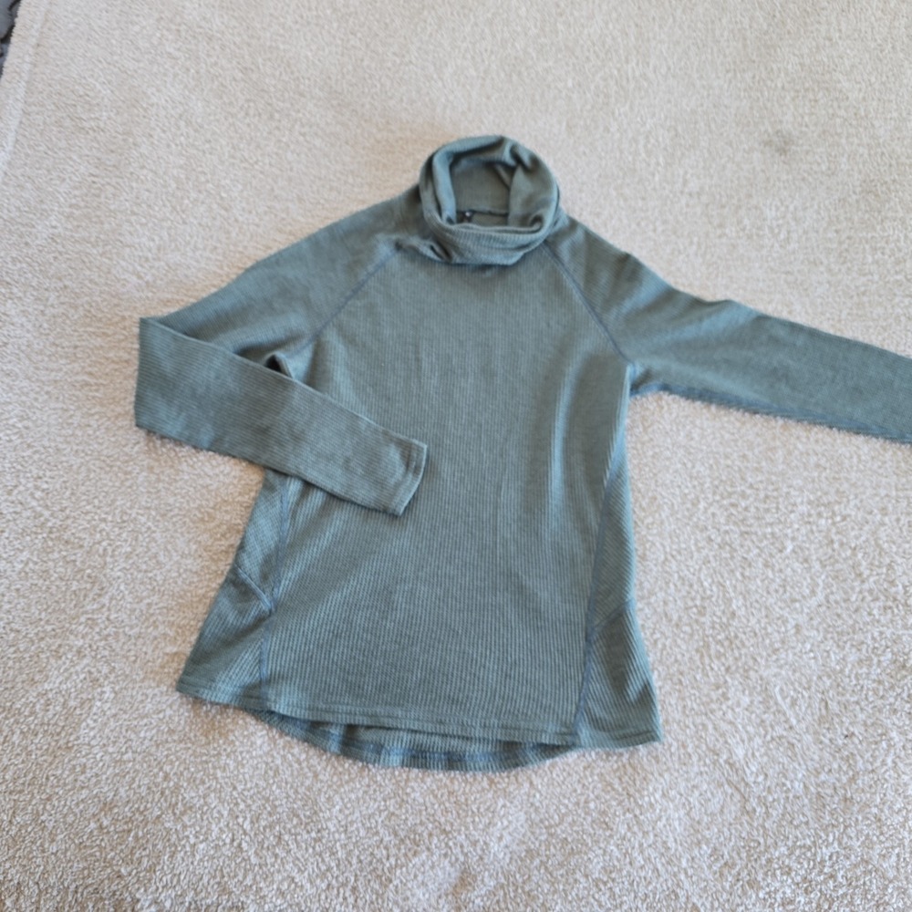Kuhl Petra Turtleneck Evergreen Thermal Pullover Top Women's Sz S Outdoor
